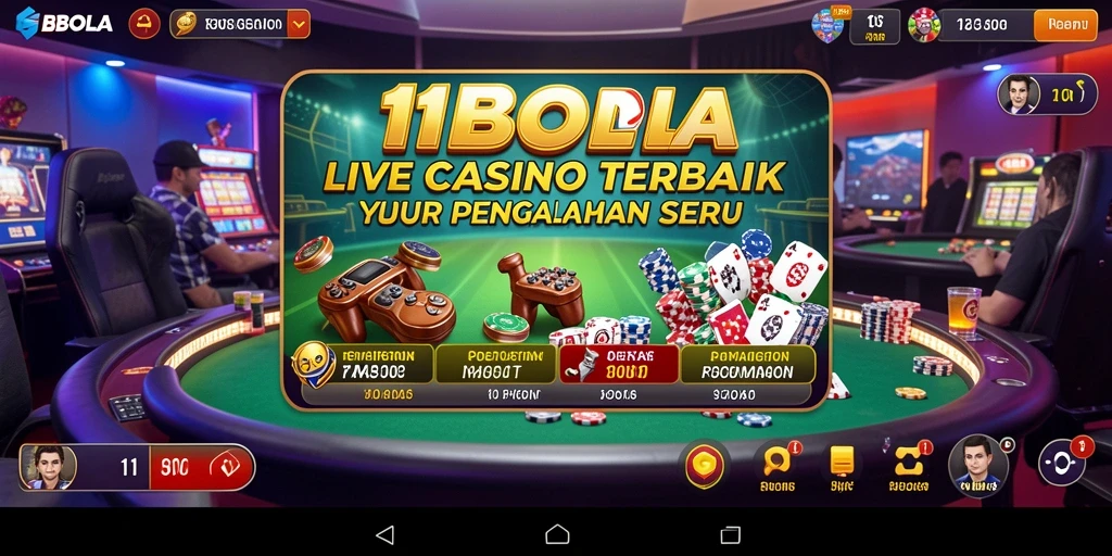 Tampilan gameplay Live Casino yang menarik di 11BOLA.