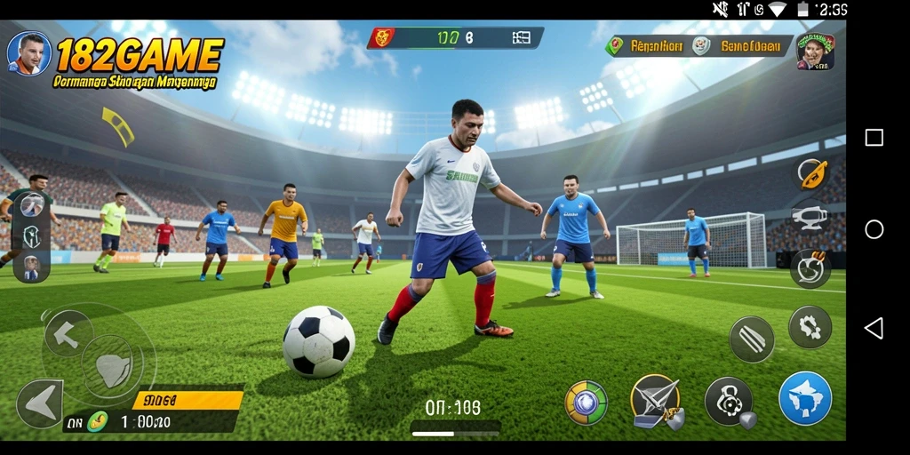 Tampilan gameplay 182GAME yang menegangkan dan mendebarkan.