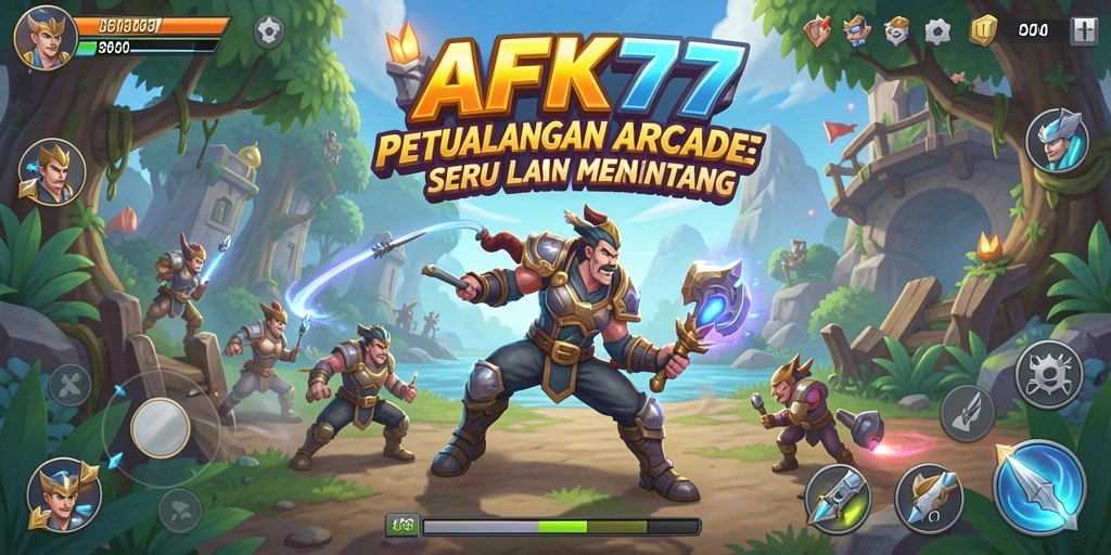 Tangkapan layar dari gameplay seru AFK77 yang menampilkan aksi Arcade.
