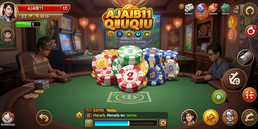 Screenshot AJAIB11 menampilkan gameplay QiuQiu yang mengasyikkan.