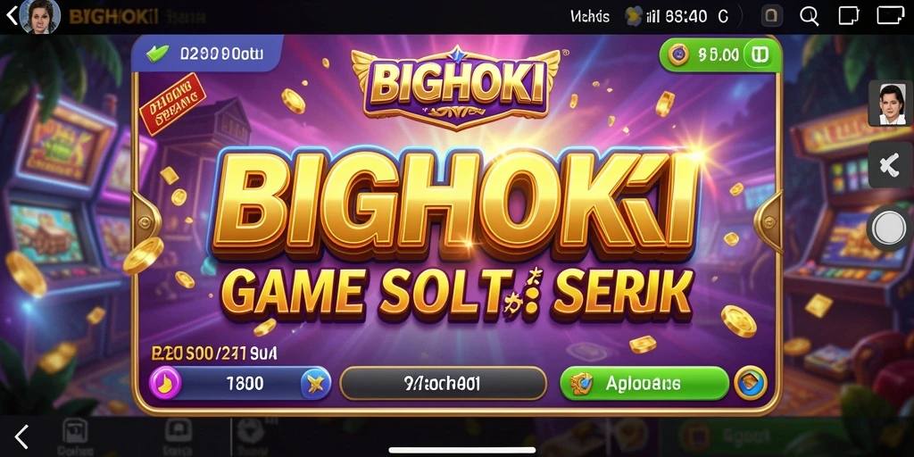 Screenshot gameplay Slot BIGHOKI yang penuh aksi dan peluang.
