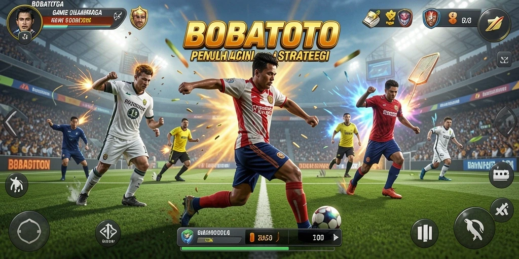 Tampilan gameplay BOBATOTO yang mendebarkan dan penuh aksi olahraga.