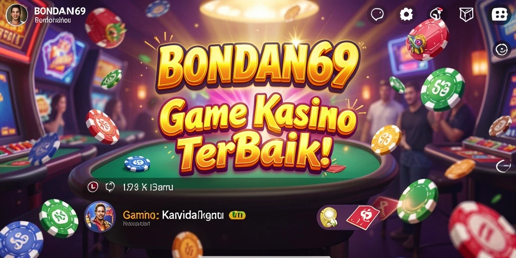 Tampilan gameplay seru dalam BONDAN69 dengan pengalaman Kasino yang nyata.