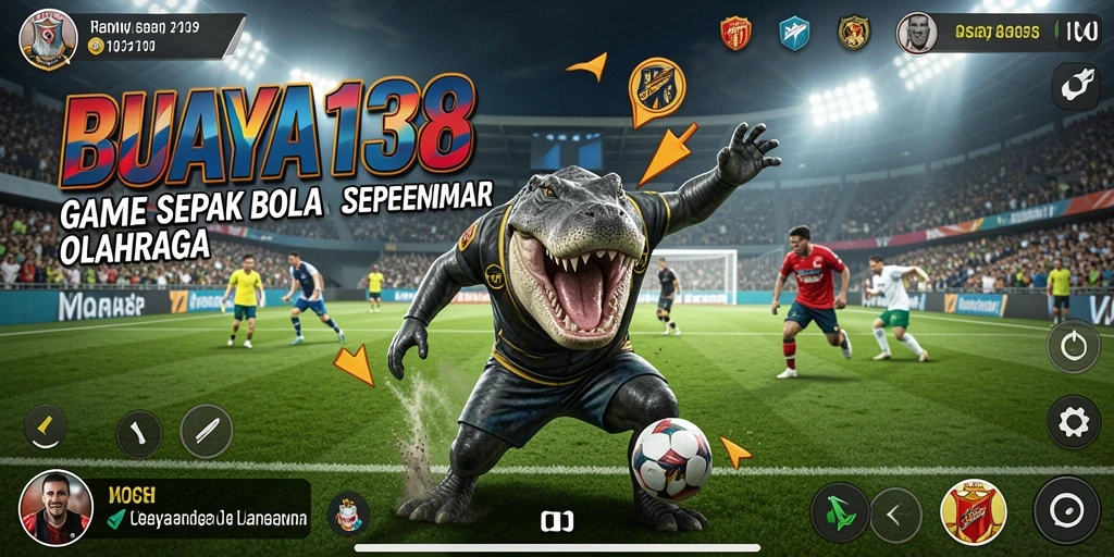 Tampilan luar biasa dari gameplay sepak bola BUAYA138.