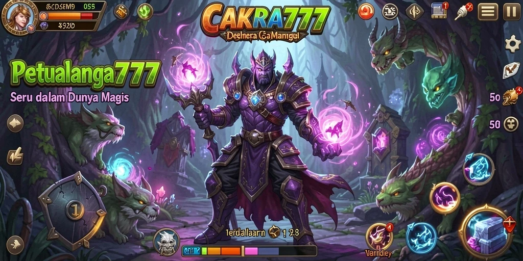 Tampilan menakjubkan dari gameplay petualangan CAKRA777.