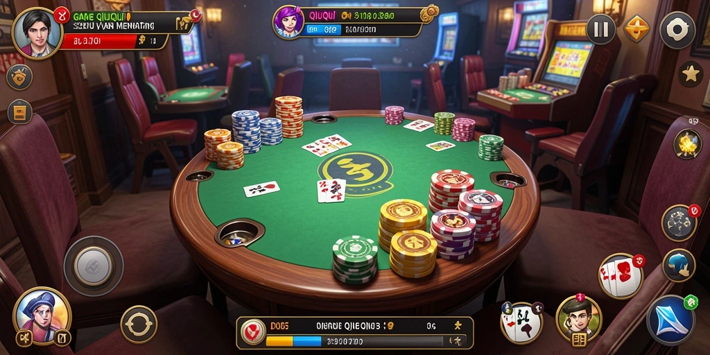 Tampilan gameplay QiuQiu D06 yang menarik dan kompetitif.