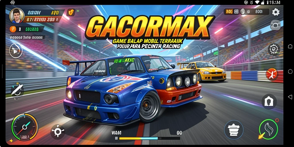 Gameplay Racing GACORMAX yang mendebarkan dan penuh aksi.