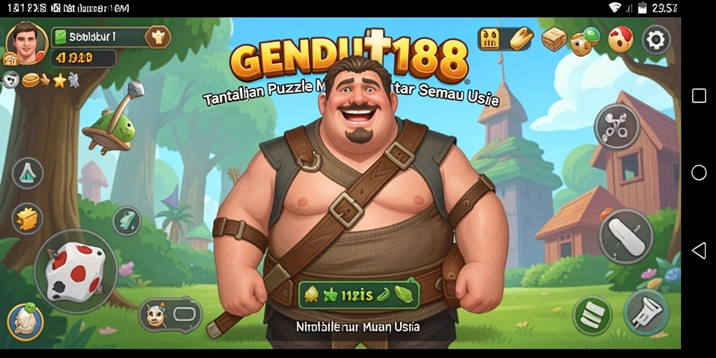 Gameplay GENDUT188 dengan tantangan puzzle yang mengasyikkan.