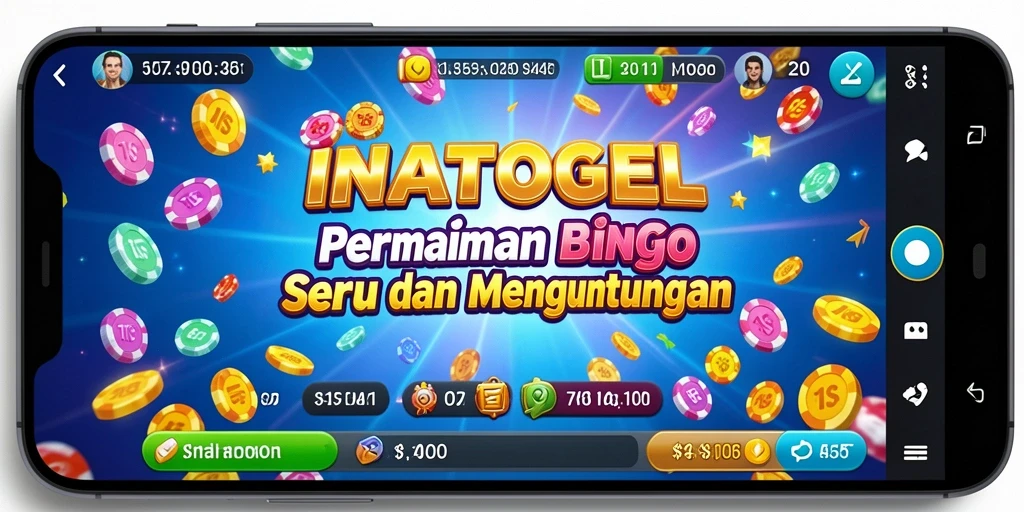 Tampilan gameplay Bingo yang seru di INATOGEL.