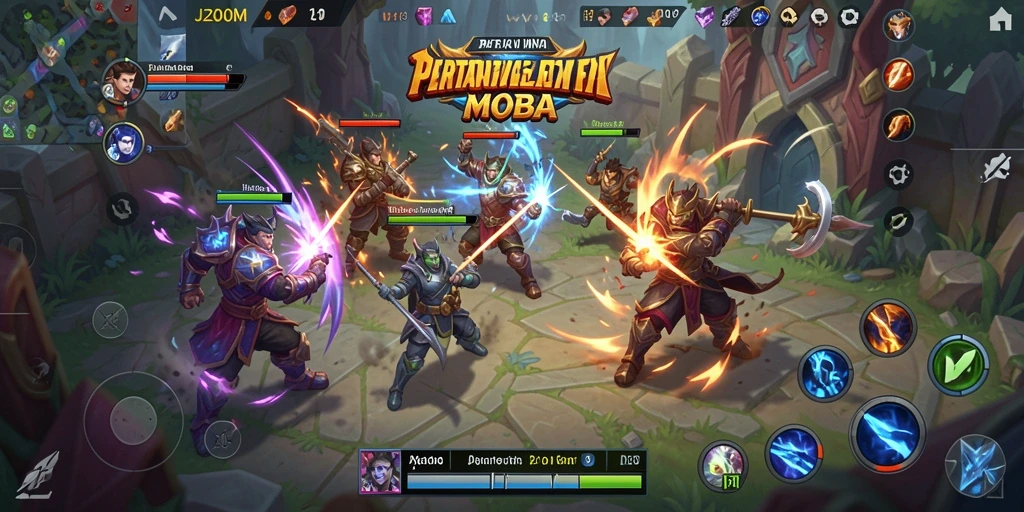 Gameplay seru dan strategi tim di J200M.