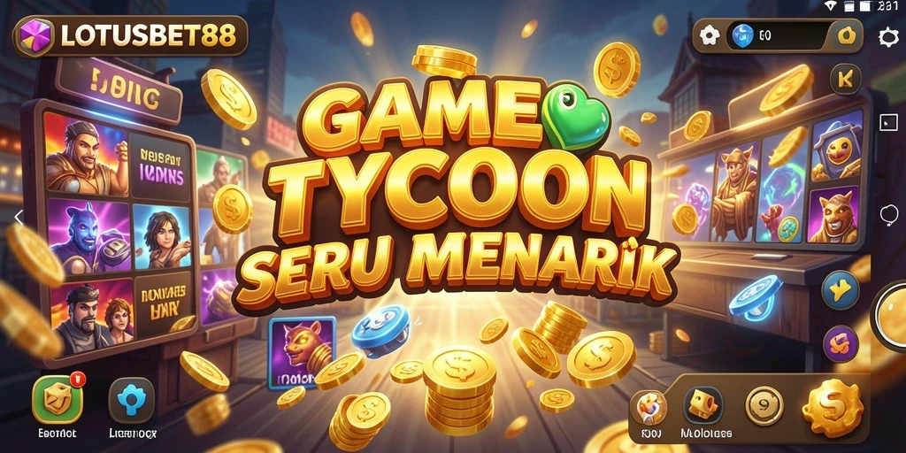 Tampilan gameplay LOTUSBET88 yang menampilkan keseruan bermain Tycoon.