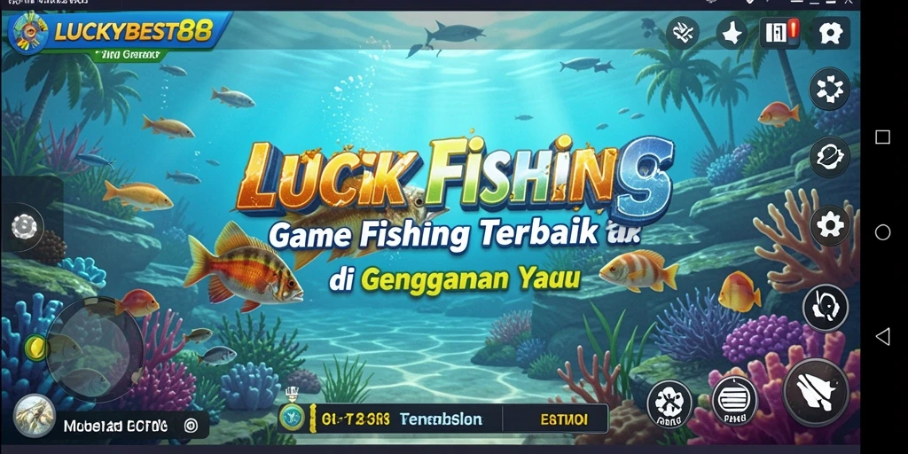Tangkapan ikan besar dalam gameplay LUCKYBEST88 yang menawan.