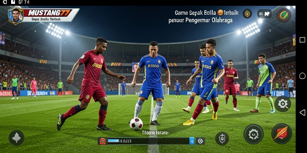 Tampilkan aksi seru dalam permainan sepak bola MUSTANG77.