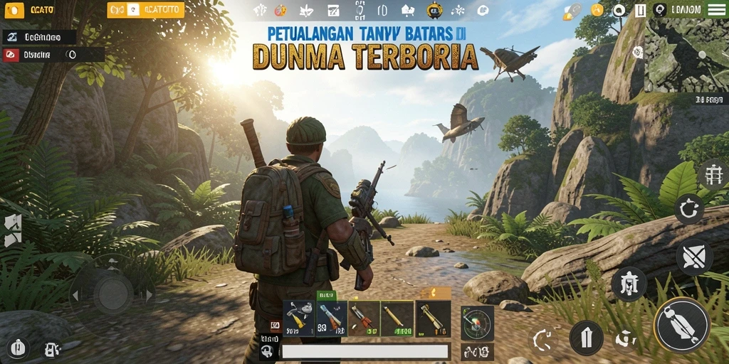 Gameplay <strong>OCATOTO</strong> yang penuh warna dan imersif dalam dunia terbuka.