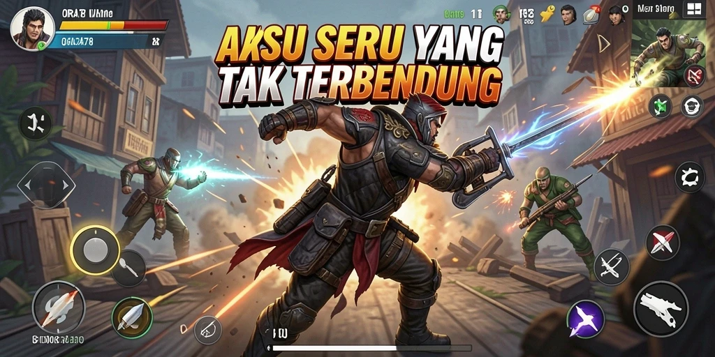 Tampilan gameplay ORA78 yang menegangkan dan penuh aksi.