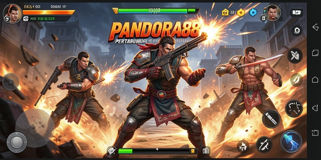 Tangkapan layar <strong>PANDORA88</strong> menunjukkan aksi seru dalam pertarungan dramatis.