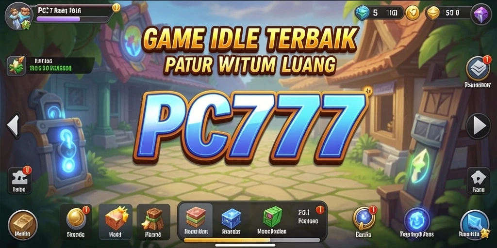 Tangkapan layar dari gameplay Idle PC777 yang menakjubkan.