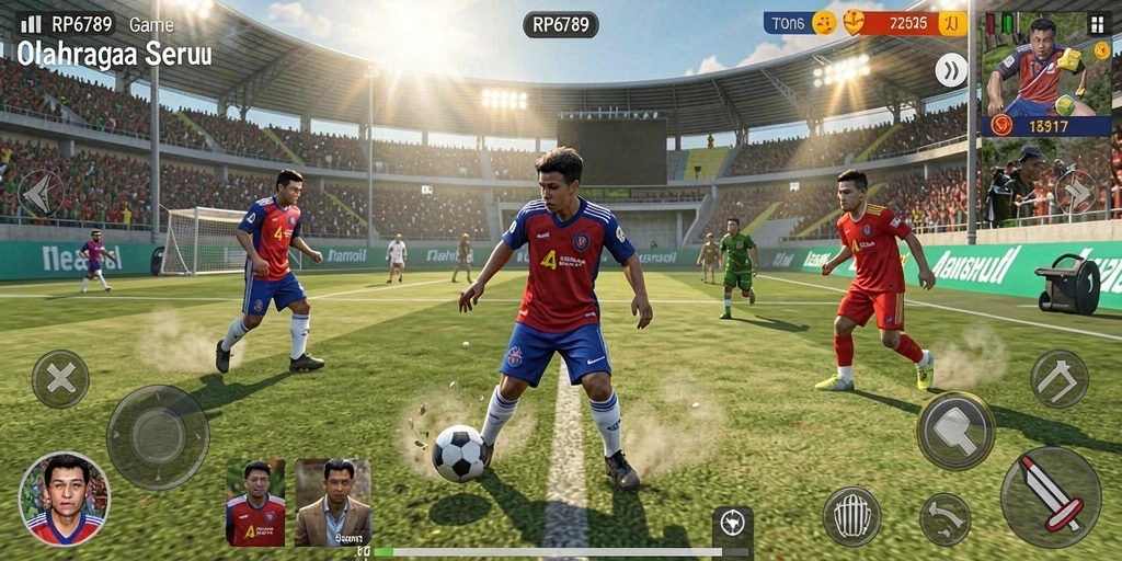 Tampilan gameplay RP6789 yang penuh aksi dan kompetisi.