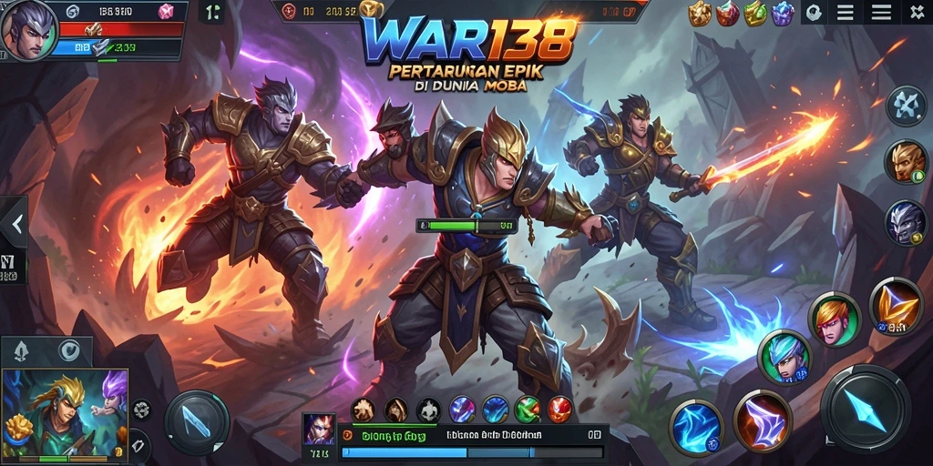 Tampilan gameplay seru dan strategis di WAR138.