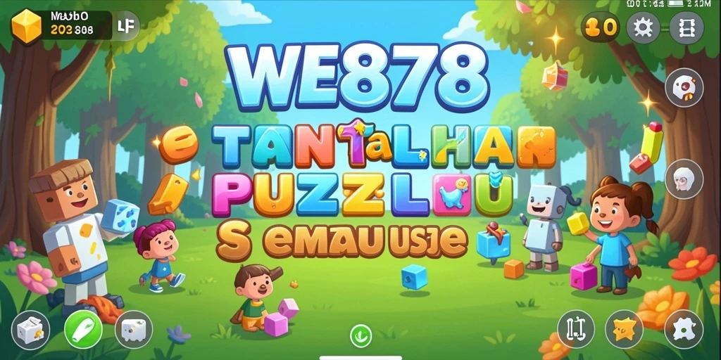 Tampilan gameplay WE878 dengan berbagai tantangan puzzle yang menarik.